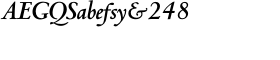 Centaur® Bold Italic Font Free